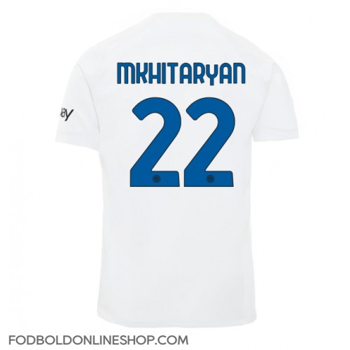 Inter Milan Henrikh Mkhitaryan #22 Udebanetrøje 2023-24 Kortærmet